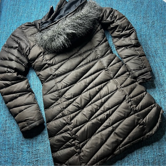 Columbia Down Home Diva Long Winter Jacket Duck Down With Faux Fur Hood - Picture 5 of 12